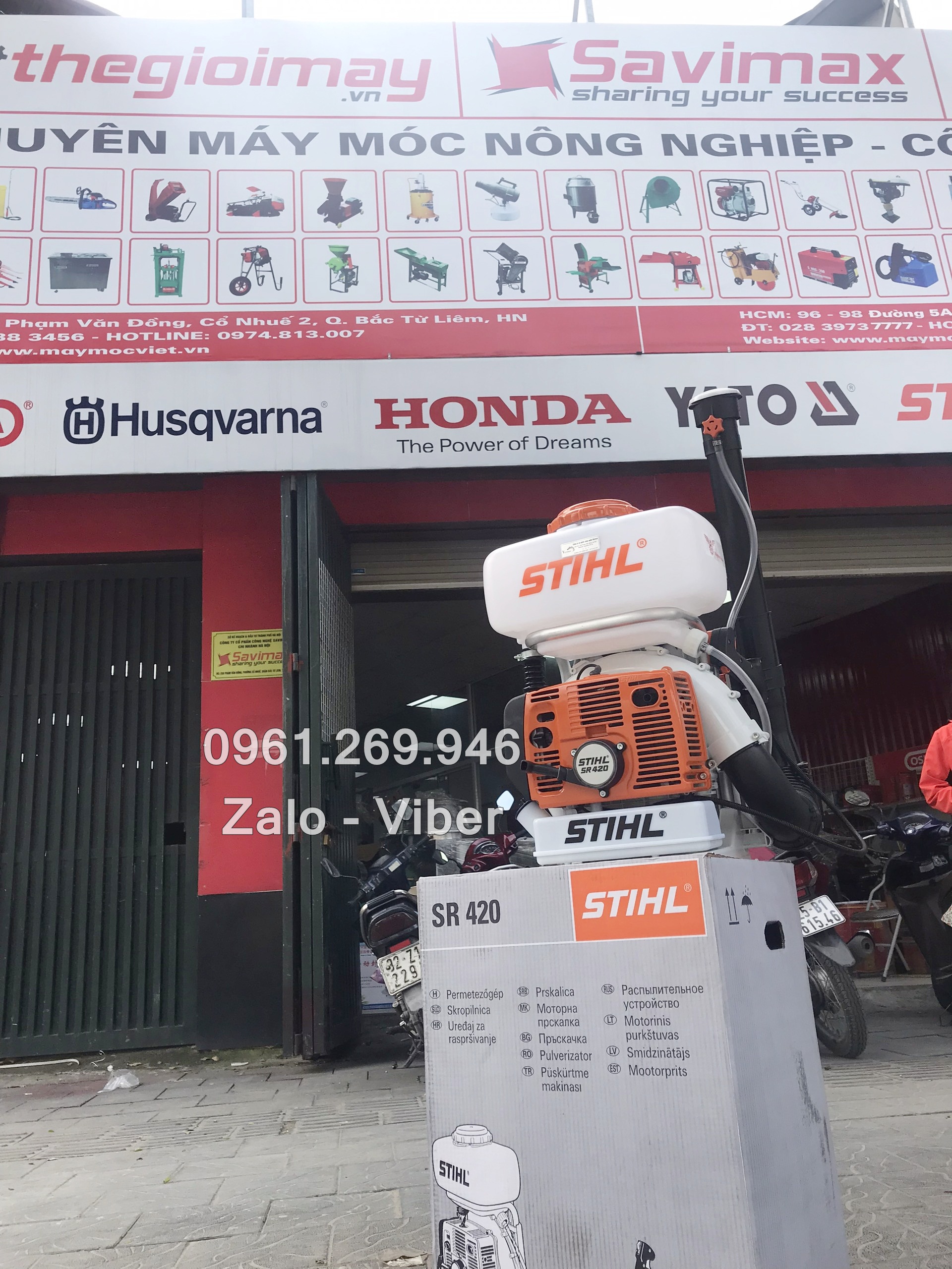Máy phun thuốc phòng dịch, diệt côn trùng Stihl SR420