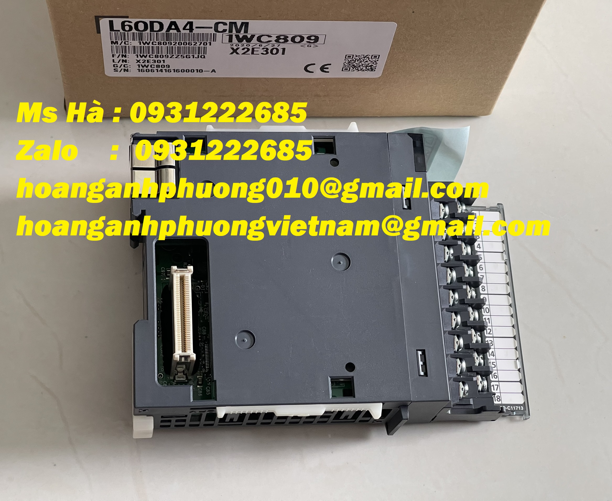 Mô đun ngõ ra mitsubishi L60DA4-CM nhập trực tiếp