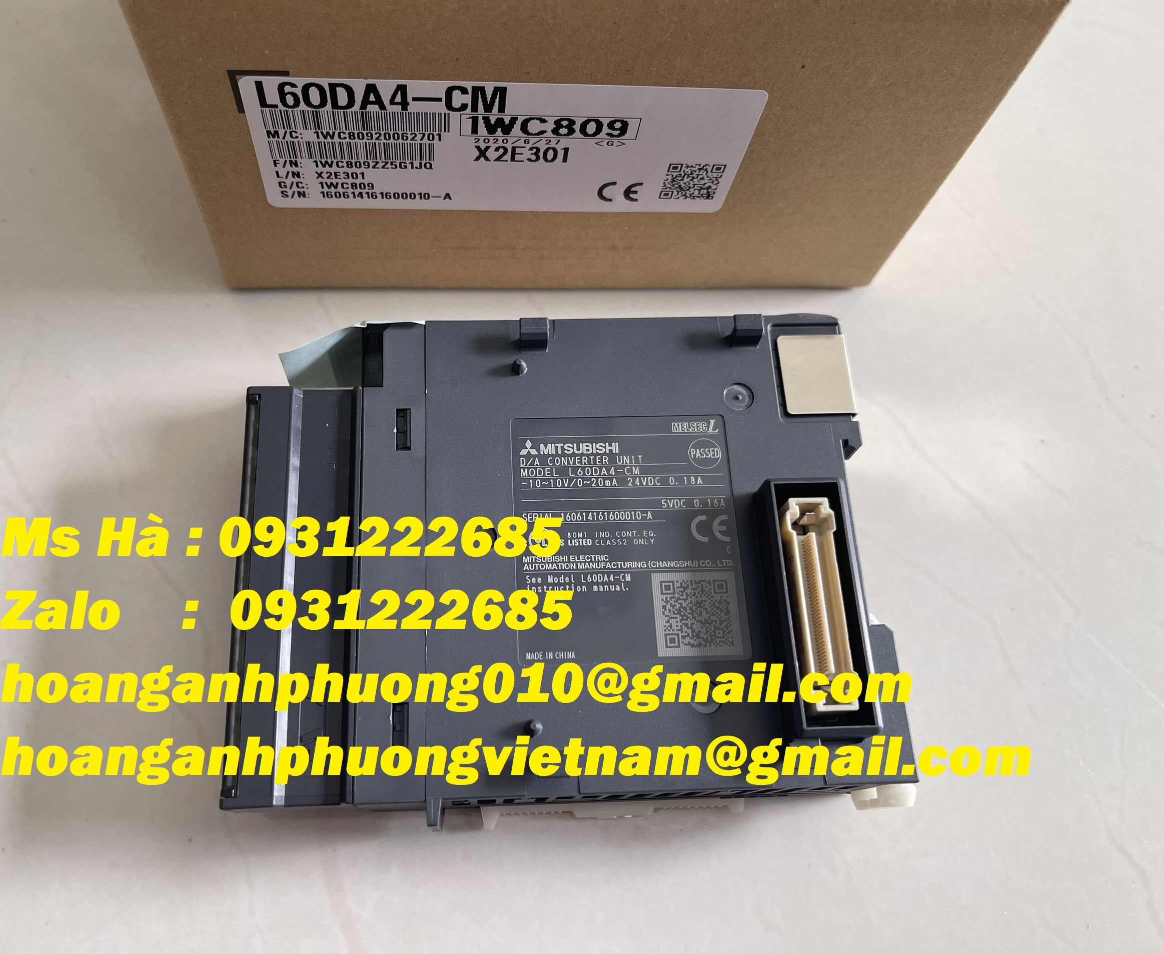 Mô đun ngõ ra mitsubishi L60DA4-CM nhập trực tiếp