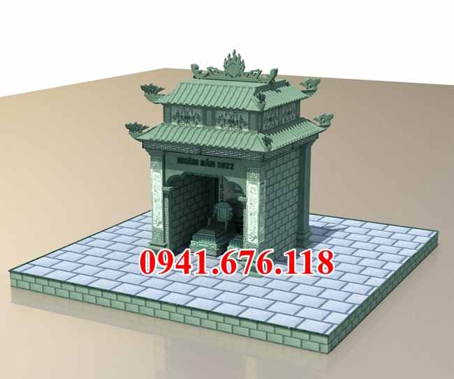 Mẫu 336 miếu đá thờ sơn thần linh thiên địa ngoài trời bán lạng sơn