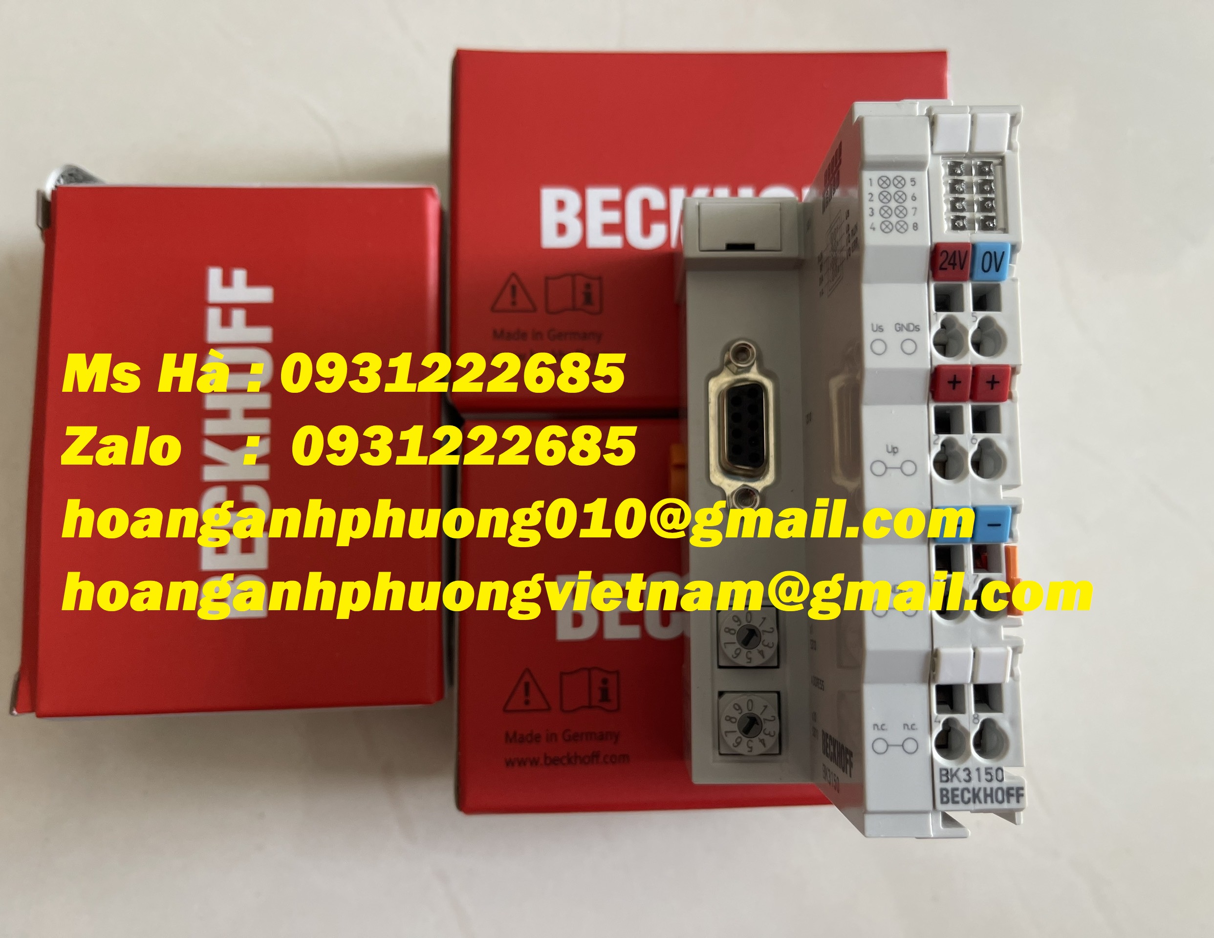 Bộ kết nối dòng beckhoff BK3150 nhập giá cạnh tranh