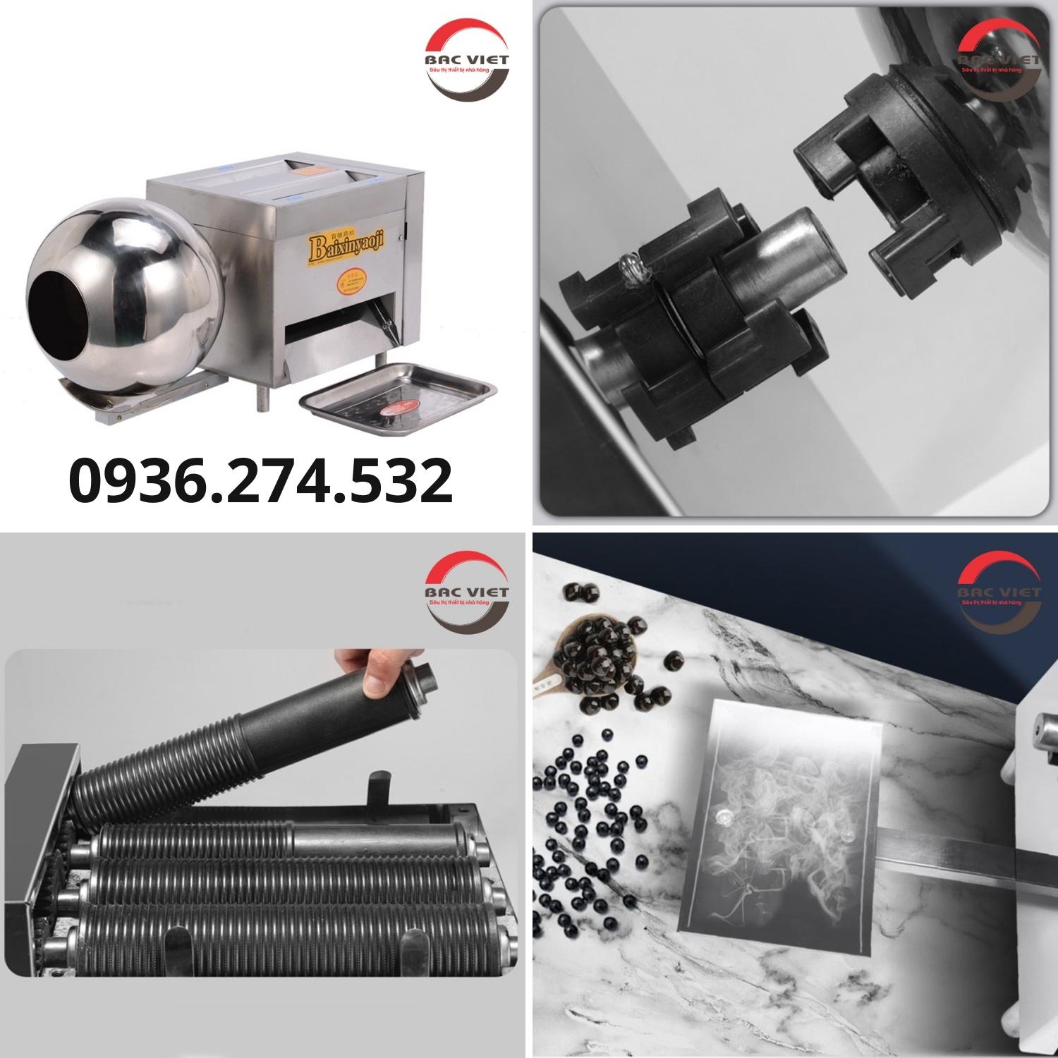 Máy viên trân châu, viên tinh bột nghệ bán tự động