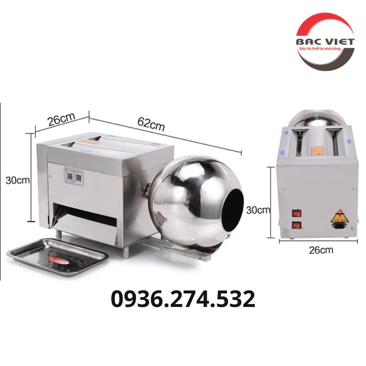 Máy viên trân châu, viên tinh bột nghệ bán tự động