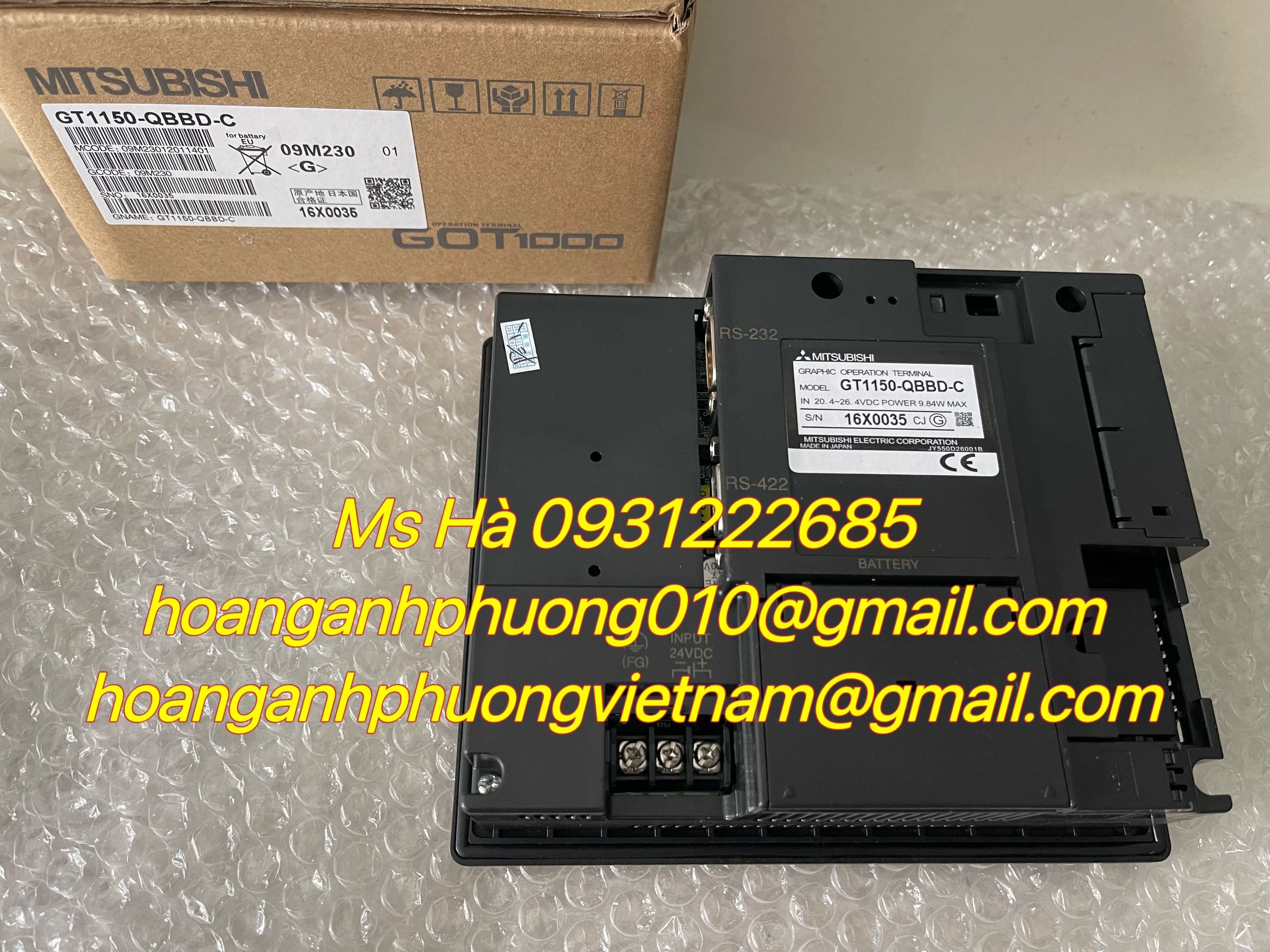 Màn hình nhập khẩu chính hãng mitsubishi GT1150-QBBD-C