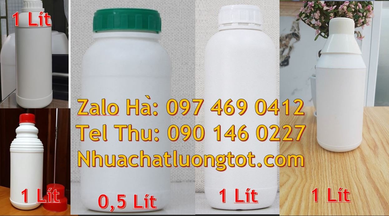 Bán chai nhựa lớn 1l chất lượng cao,chai nhựa hdpe đựng hóa chất công