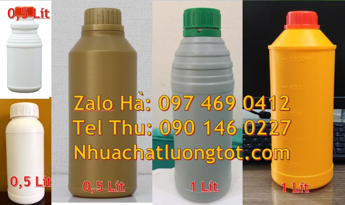 Bán chai nhựa lớn 1l chất lượng cao,chai nhựa hdpe đựng hóa chất công