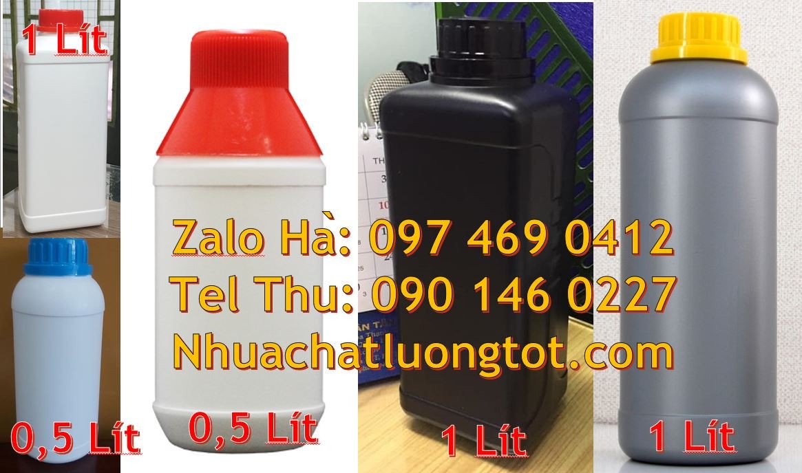 Bán chai nhựa lớn 1l chất lượng cao,chai nhựa hdpe đựng hóa chất công