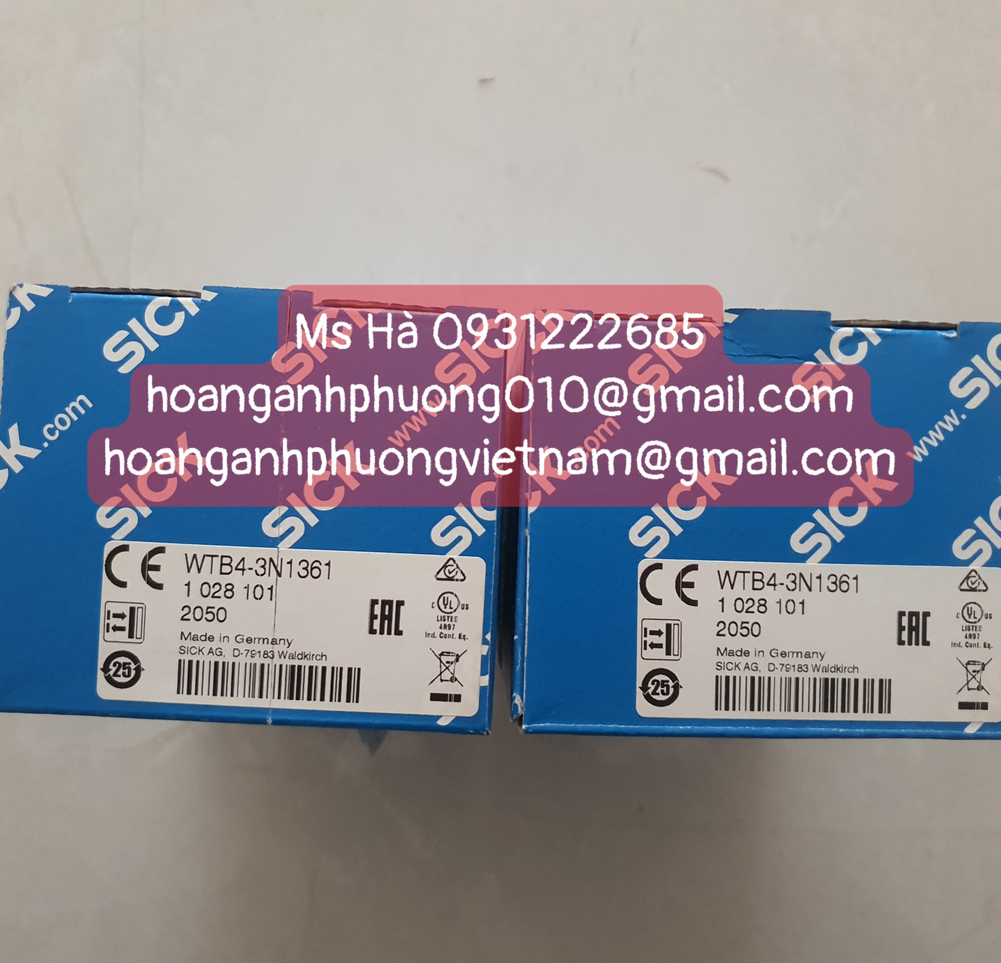 Sensor quang điện WTB4-3N1361 dòng sick nhập mới