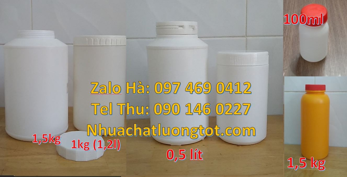 Bán nhũ nhựa đựng bánh kẹo giá rẻ 250g,hũ nhựa 50g đựng gia vị món ăn