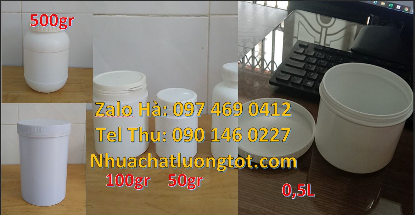 Bán nhũ nhựa đựng bánh kẹo giá rẻ 250g,hũ nhựa 50g đựng gia vị món ăn