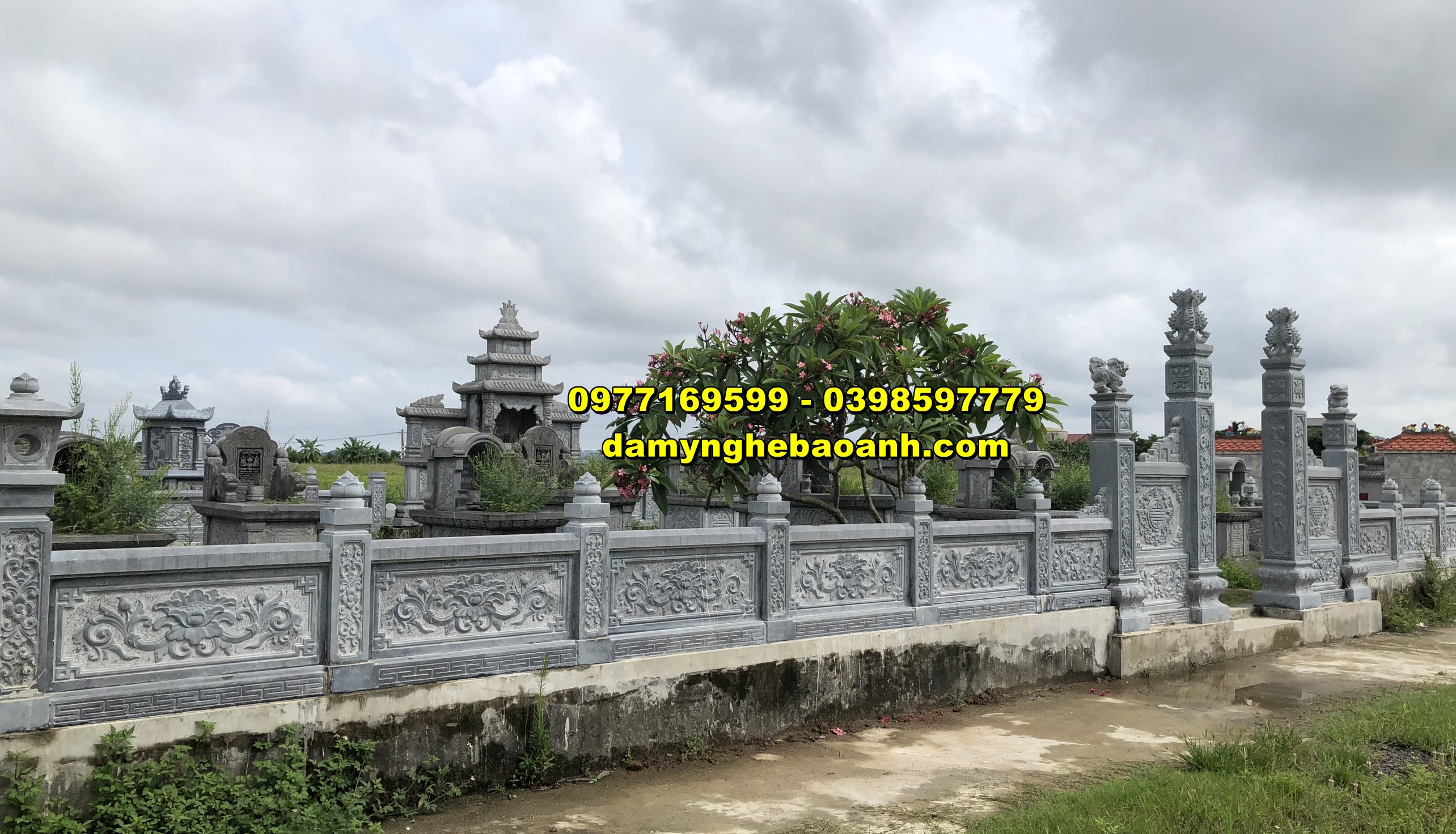 xây dựng nghĩa trang khu lăng mộ đá tự nhiên ở quảng bình ct03