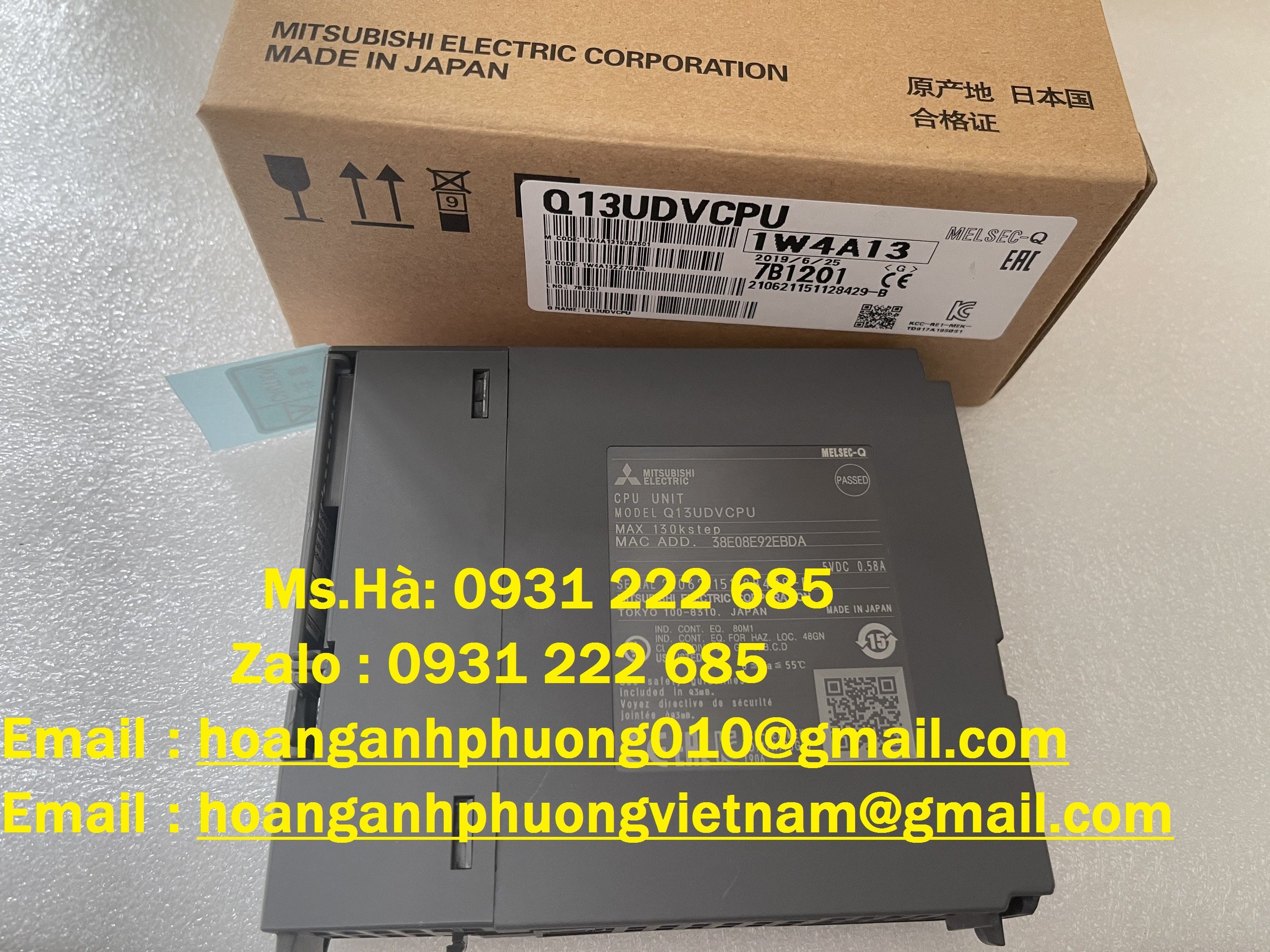 Mô đun CPU dòng lập trình mitsubishi Q13UDVCPU