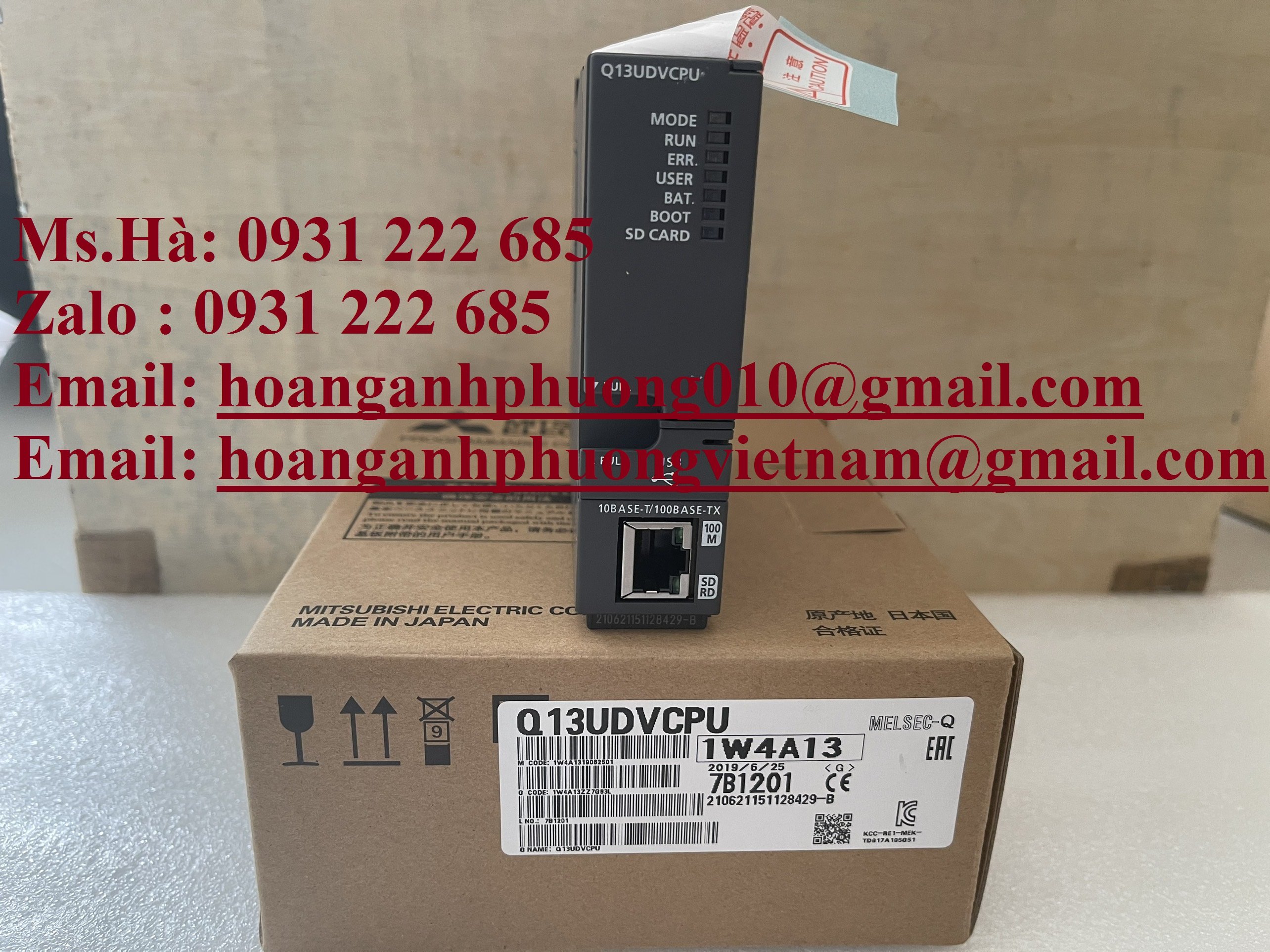 Mô đun CPU dòng lập trình mitsubishi Q13UDVCPU