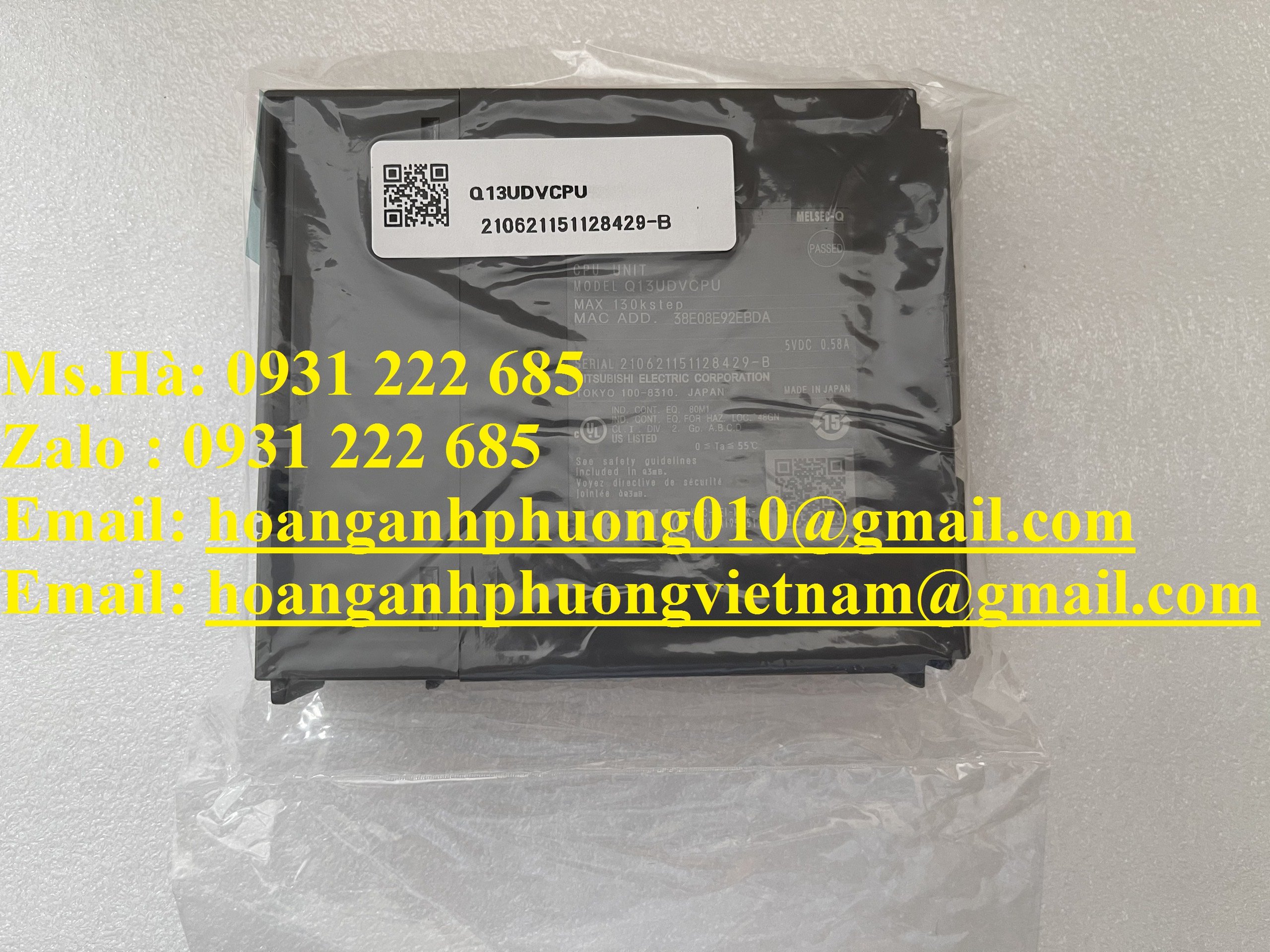 Mô đun CPU dòng lập trình mitsubishi Q13UDVCPU