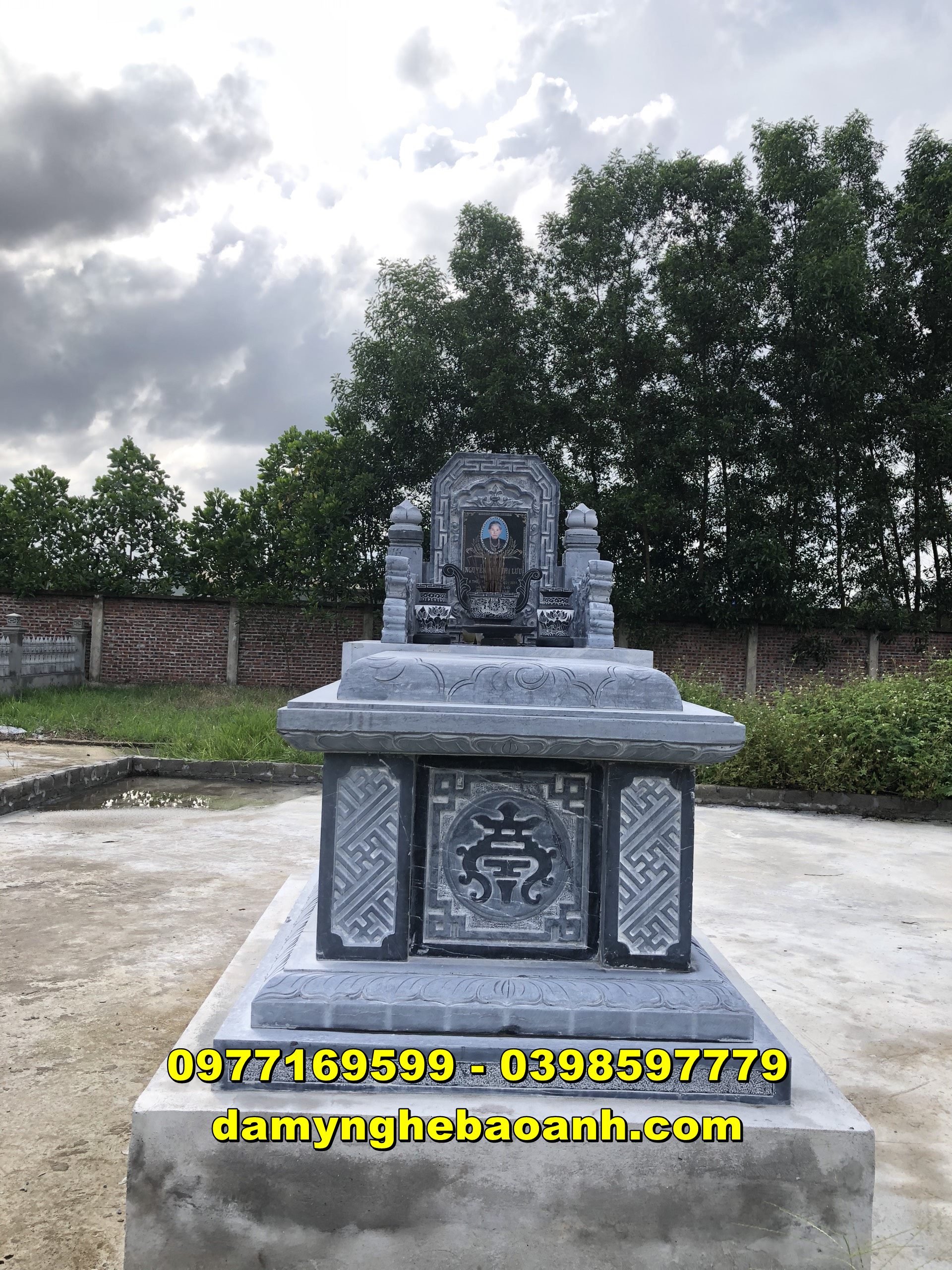 xây mộ đá tam sơn,mộ ngai đá cao cấp tại cần thơ