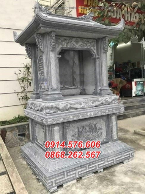 Mẫu 902 am thờ đá đẹp bán trà vinh - để tro cốt thờ thần linh ông địa