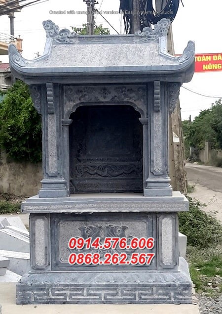 Mẫu 902 am thờ đá đẹp bán trà vinh - để tro cốt thờ thần linh ông địa