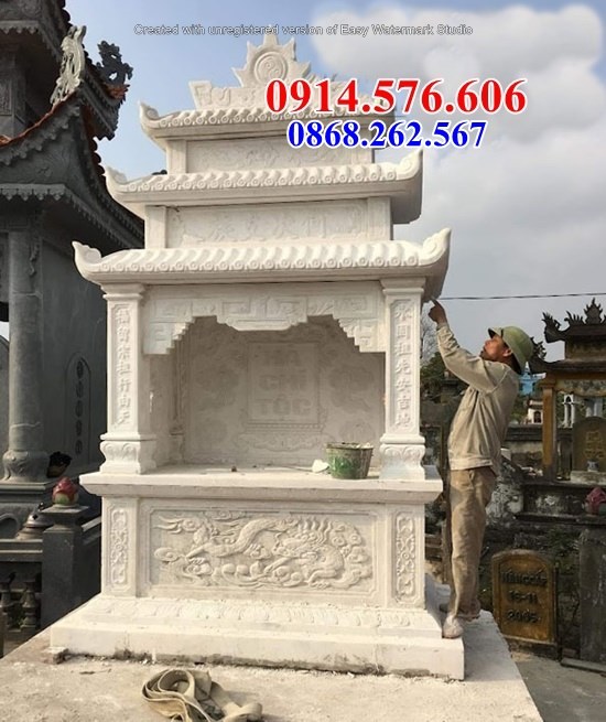Mẫu 902 am thờ đá đẹp bán trà vinh - để tro cốt thờ thần linh ông địa
