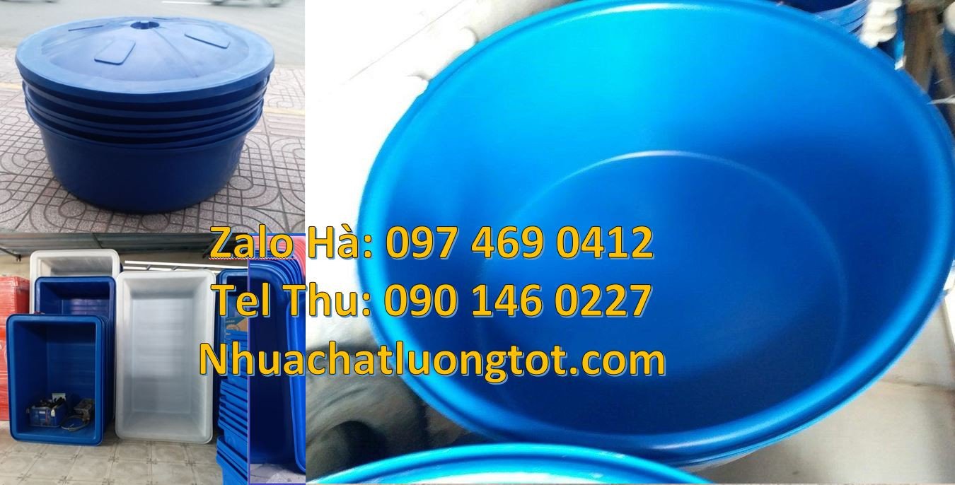 Bán thùng nhựa tròn dung tích lớn 2000l,thùng nhựa chữ nhật 1200l xanh