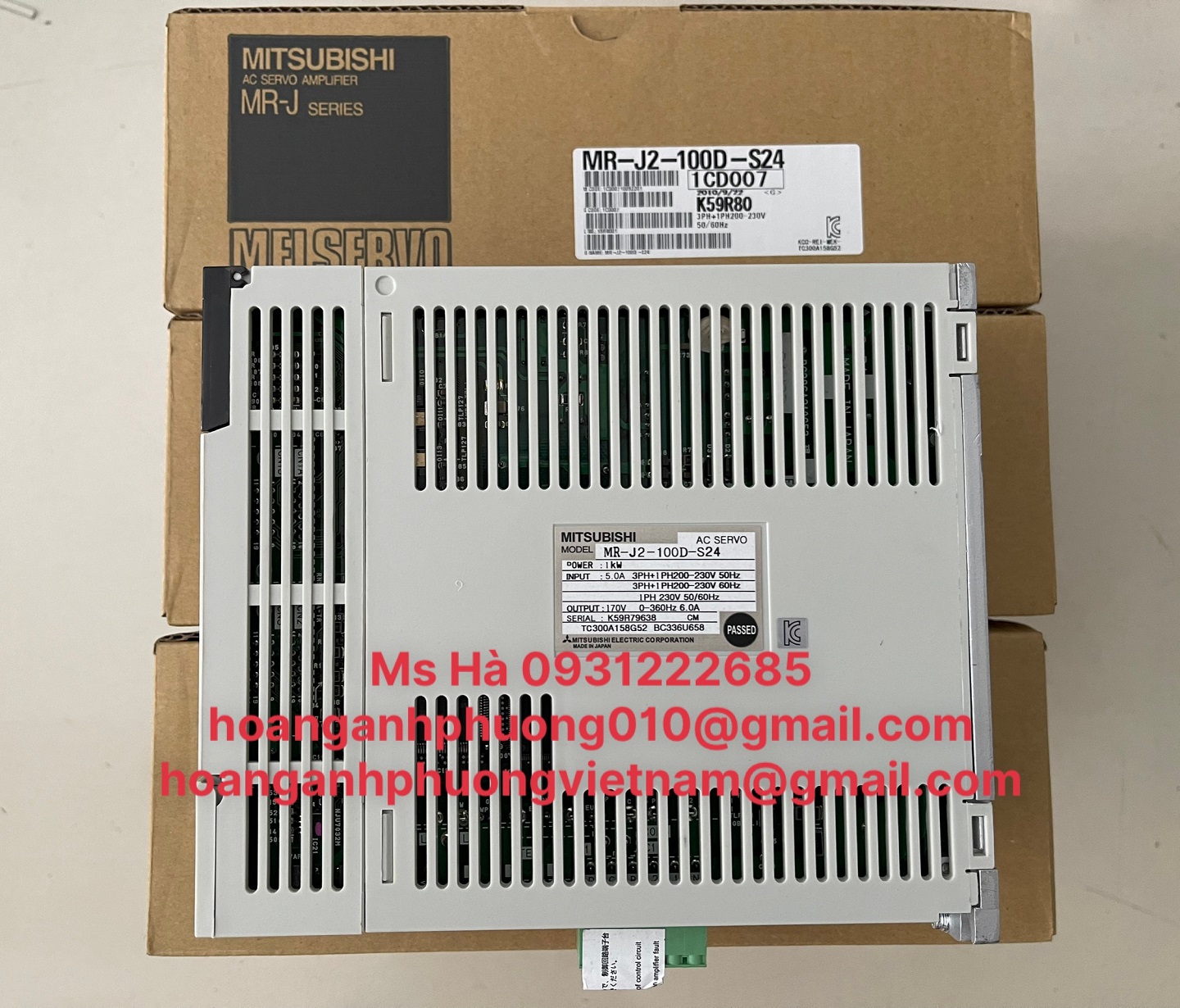 Bộ điều khiển động cơ MR-J2-100D-S24 mitsubishi - hàng mới