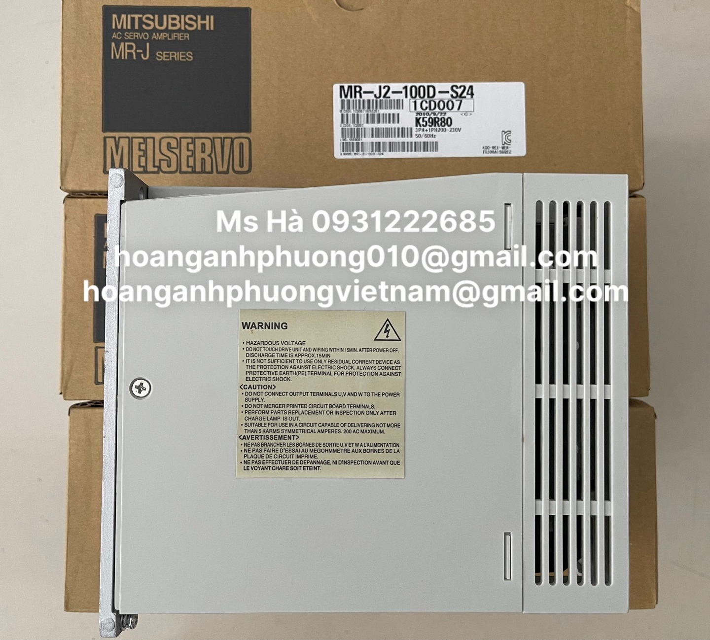Bộ điều khiển động cơ MR-J2-100D-S24 mitsubishi - hàng mới