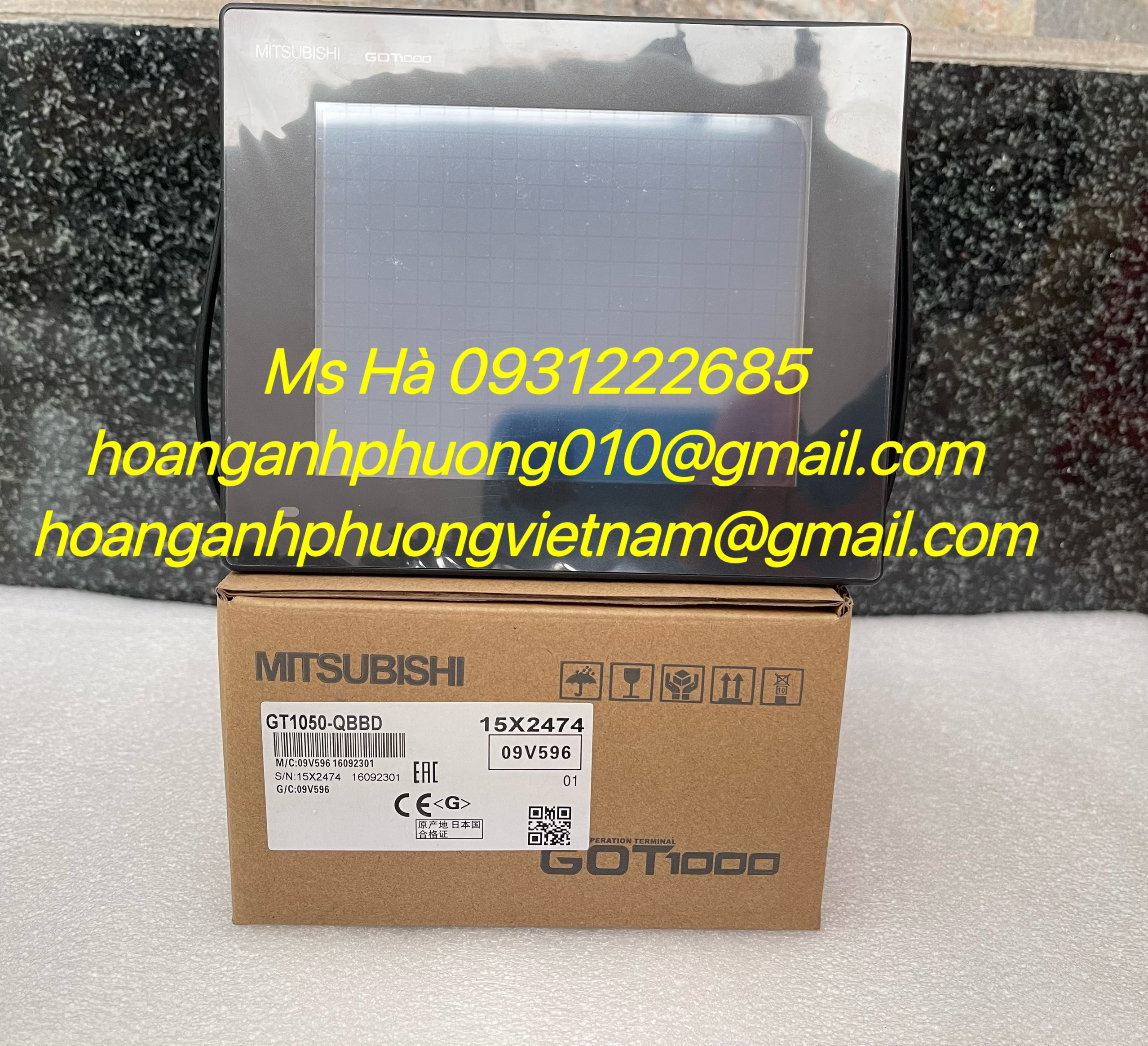 HMI dòng nhập khẩu mitsubishi GT1050-QBBD mới 100%