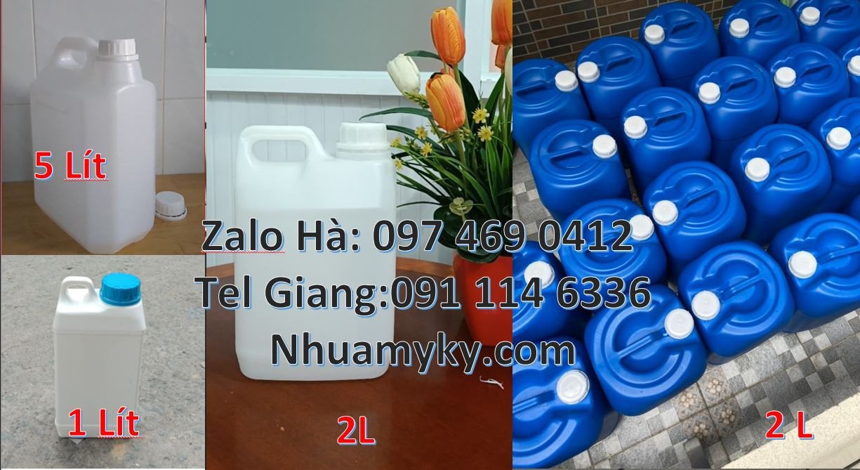 bán can nhựa nhỏ 5l màu trắng,can nhựa hdpe đựng hóa chất,can nhựa rẻ