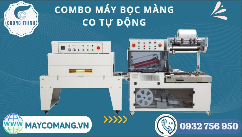 Máy co màng tự động - Buồng co nhiệt POF, PVC