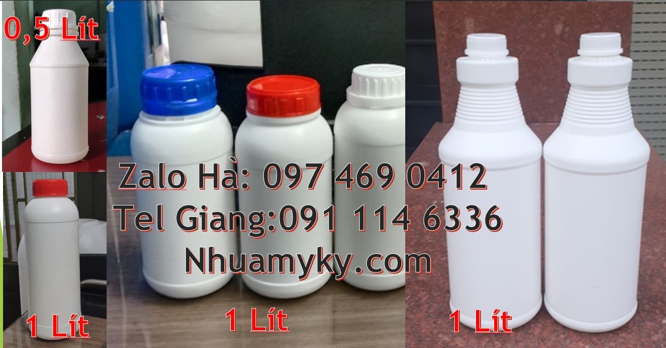 Bán chai nhựa hdpe đựng hóa chất,chai nhựa đựng nước uống thực phẩm