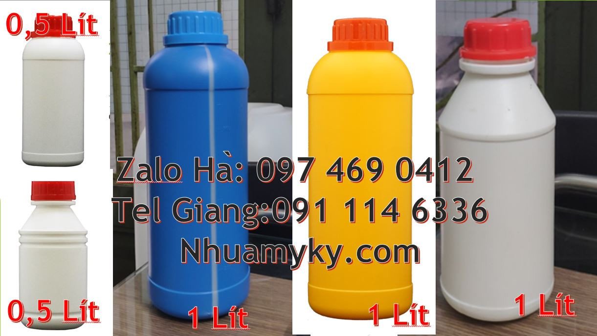 Bán chai nhựa hdpe đựng hóa chất,chai nhựa đựng nước uống thực phẩm