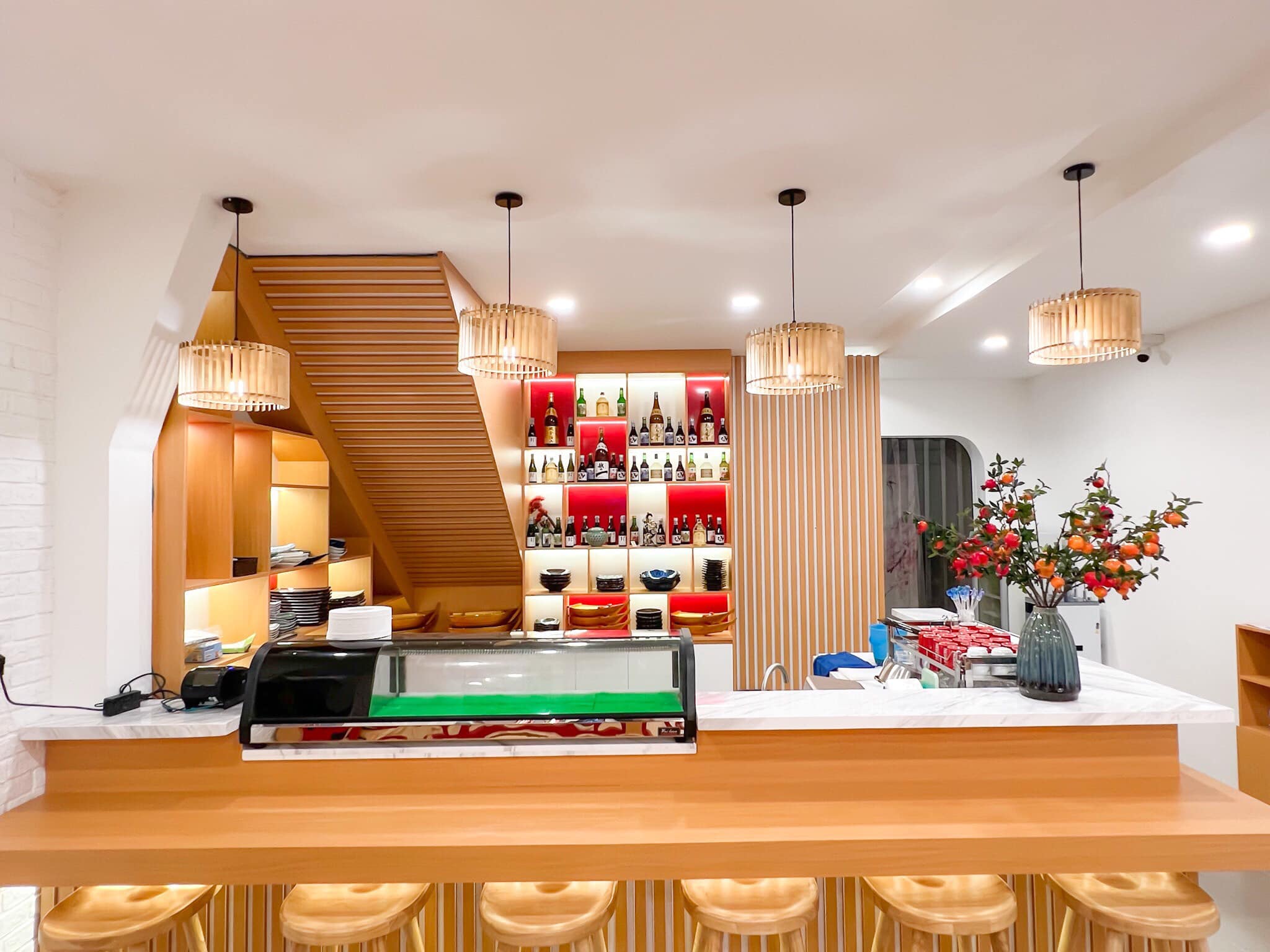 Tủ trưng bày và bảo quan Sushi 1 tầng cao cấp dài 1m8