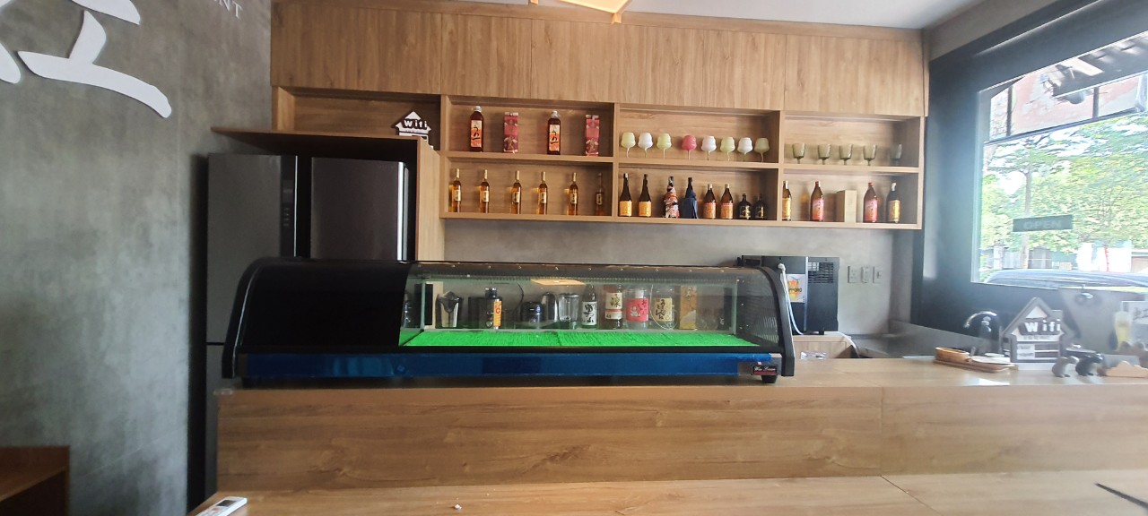 Tủ trưng bày và bảo quan Sushi 1 tầng cao cấp dài 1m8