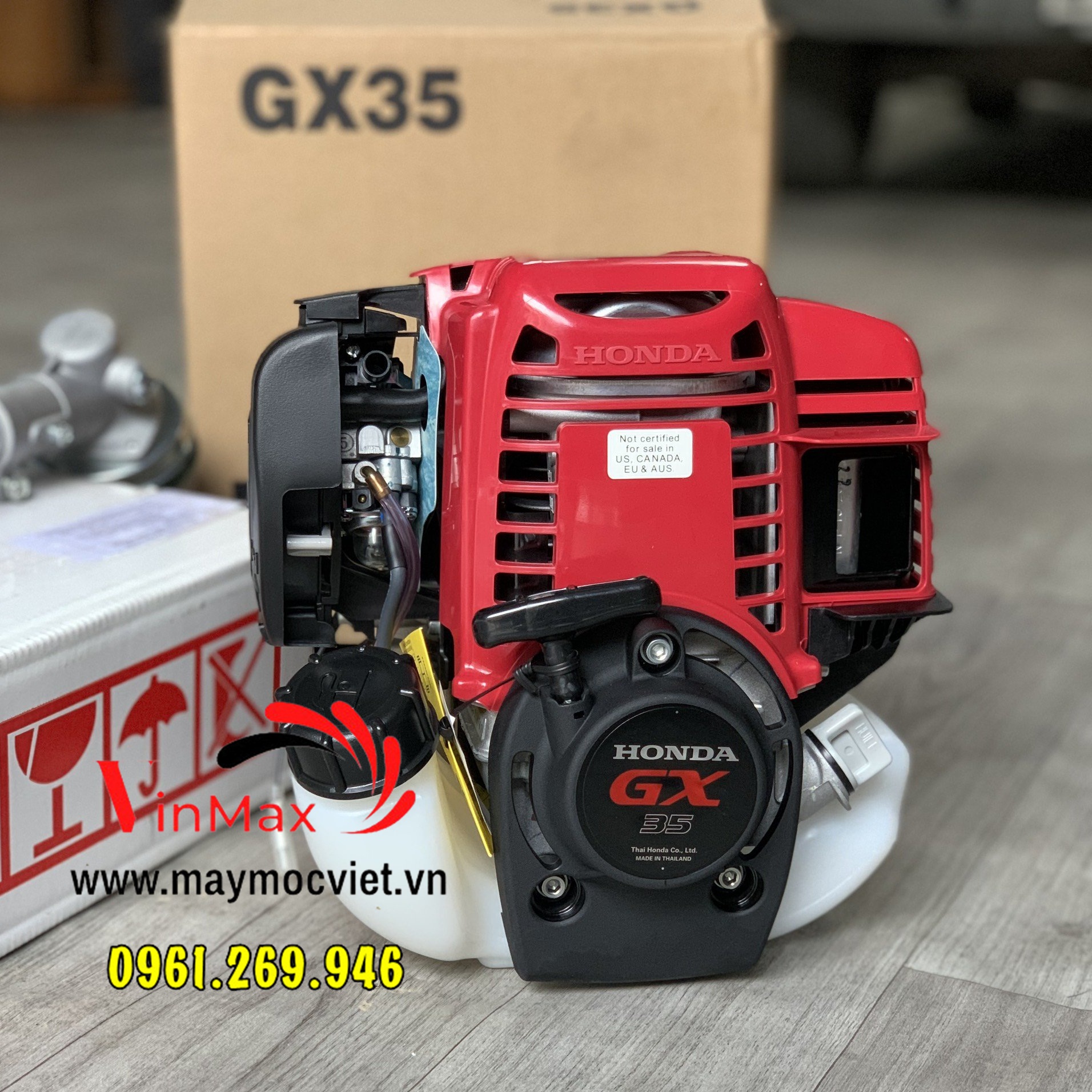 Máy cắt cỏ Honda Hamashiwa HCM-200 động cơ Honda GX35 Thái Lan