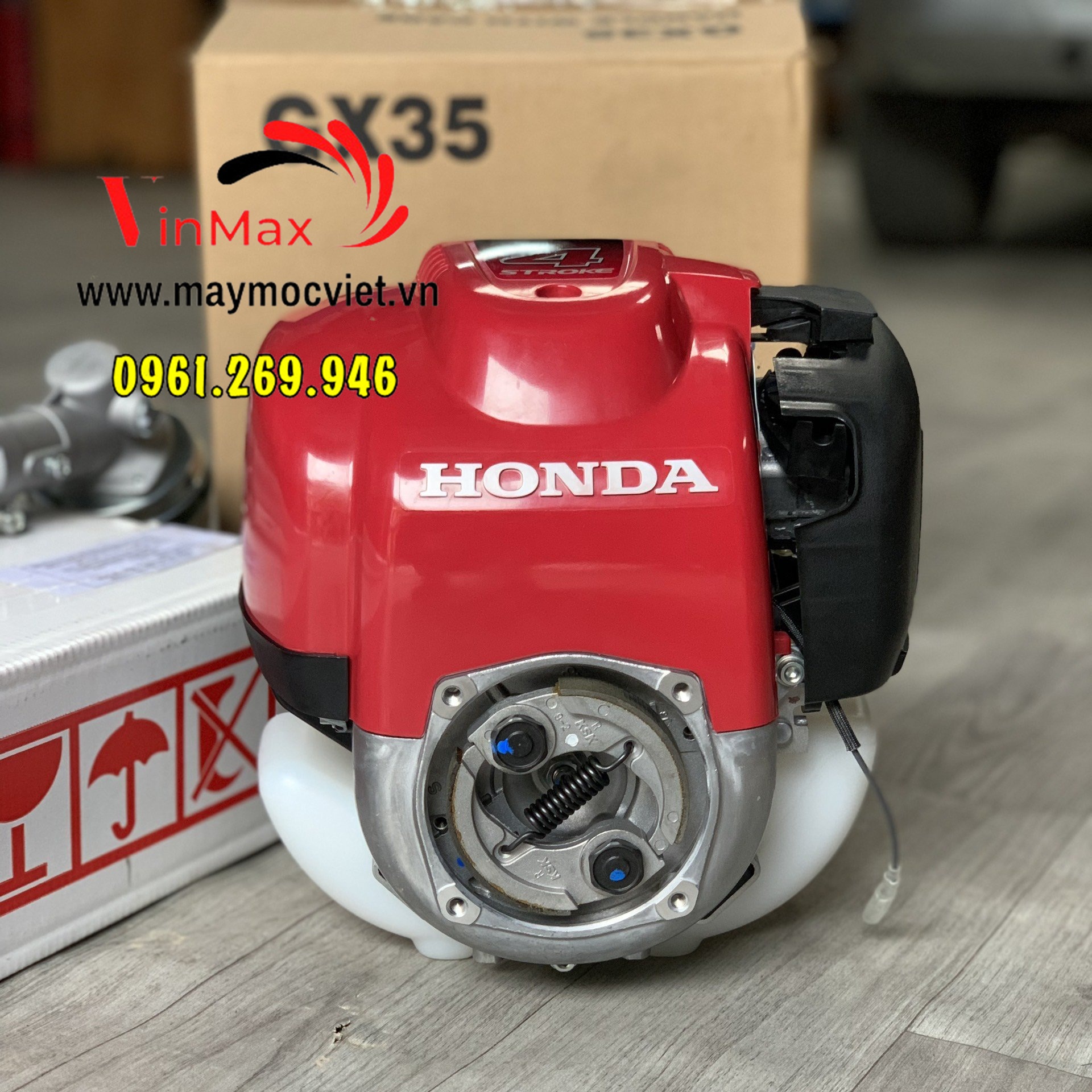Máy cắt cỏ Honda Hamashiwa HCM-200 động cơ Honda GX35 Thái Lan