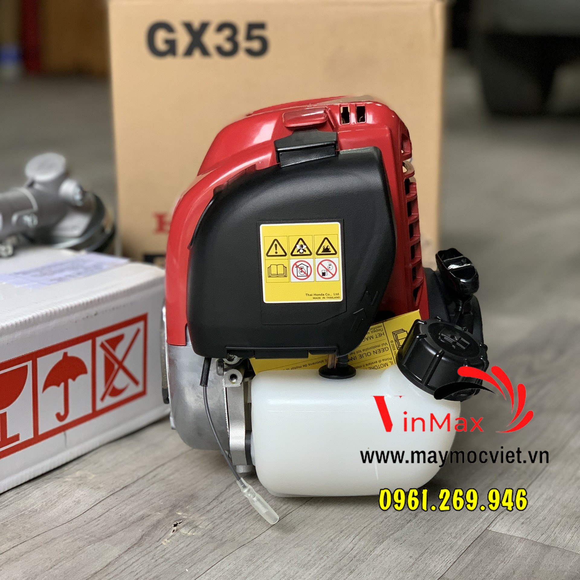 Máy cắt cỏ Honda Hamashiwa HCM-200 động cơ Honda GX35 Thái Lan