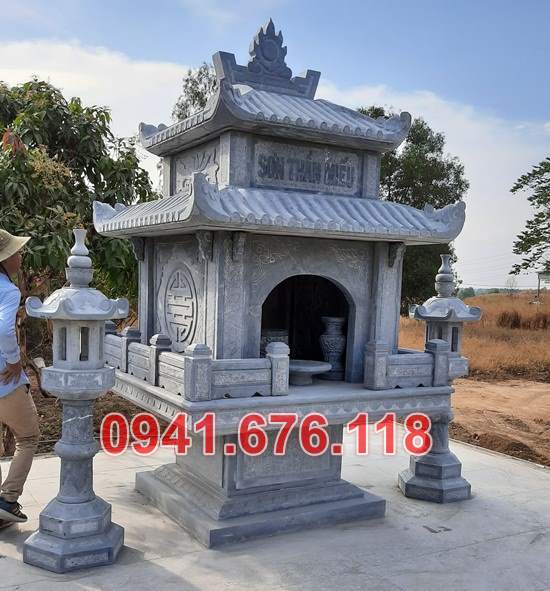 214 am thờ đá đẹp bán phú thọ - thiết kế cây hương miếu củng kỳ đài