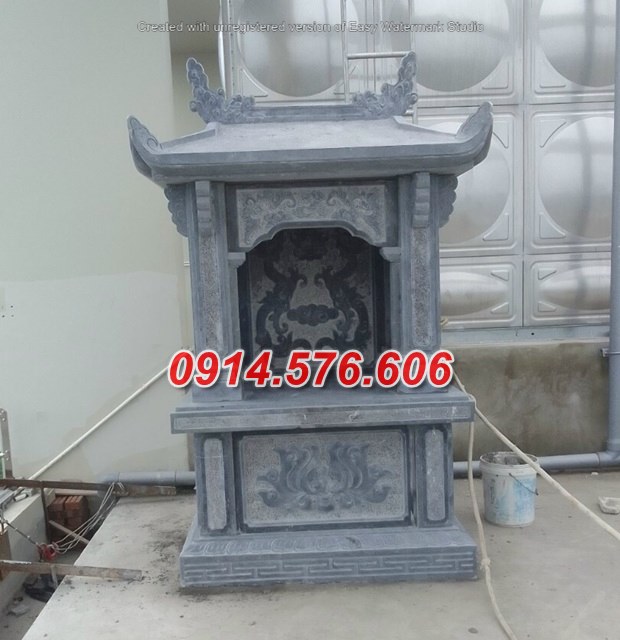 Mẫu 404 am miếu hương án khóm thờ đá bán vĩnh long - bàn thờ ông thiên