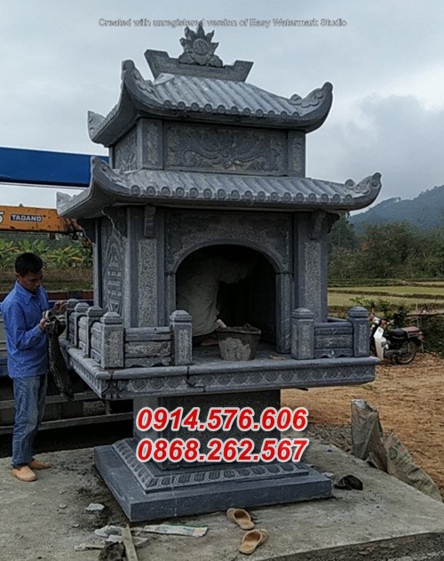 Mẫu 505 am miếu hương án khóm thờ đá bán vĩnh long - bàn thờ thiên địa