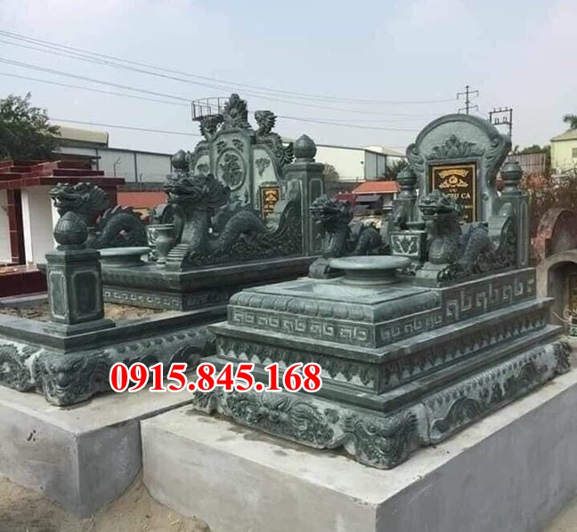 Mẫu 07 khu lăng mộ bằng đá đẹp bán hưng yên - nghĩa trang gia đình