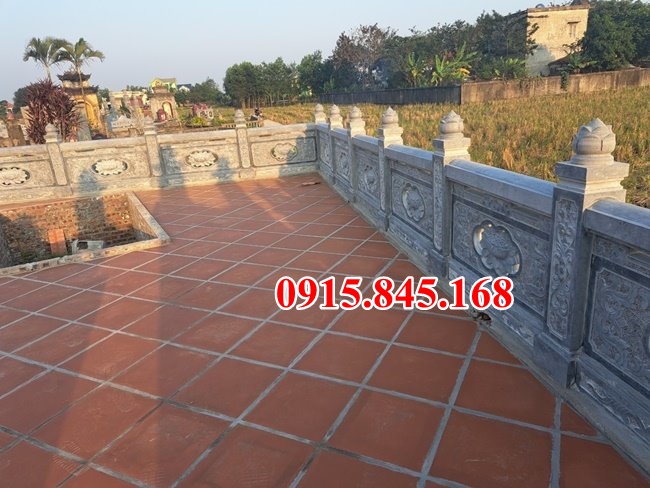 Mẫu 07 khu lăng mộ bằng đá đẹp bán hưng yên - nghĩa trang gia đình