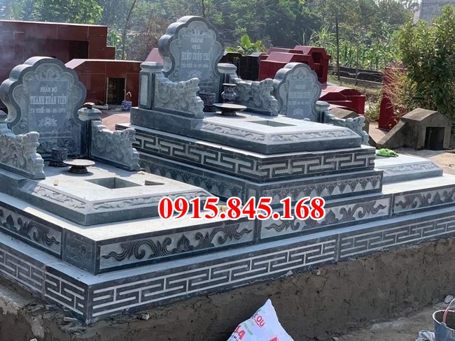 Mẫu 07 khu lăng mộ bằng đá đẹp bán hưng yên - nghĩa trang gia đình