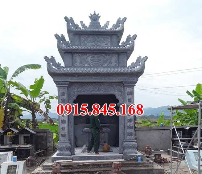 Mẫu 07 khu lăng mộ bằng đá đẹp bán hưng yên - nghĩa trang gia đình