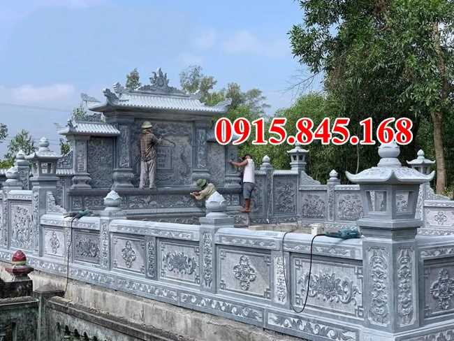 Mẫu 0321 lăng mộ đá đẹp bán hải dương - nghĩa trang gia đình dòng họ