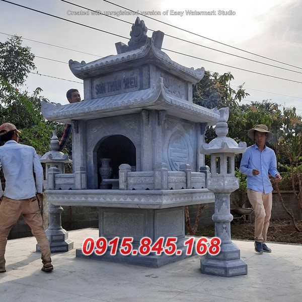 Mẫu 098 am thờ đá bán bắc giang - cây hương miếu thờ sơn thần linh