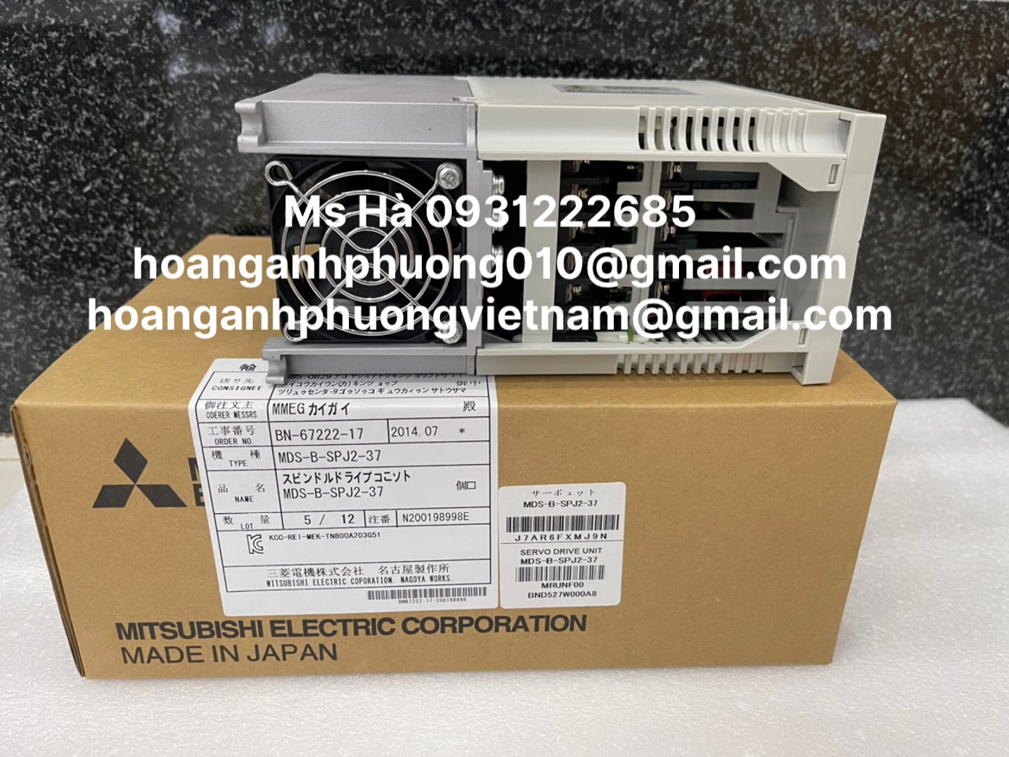 Hoàng Anh Phương  phân phối hàng nhập mitsubishi  MDS-B-SPJ2-37
