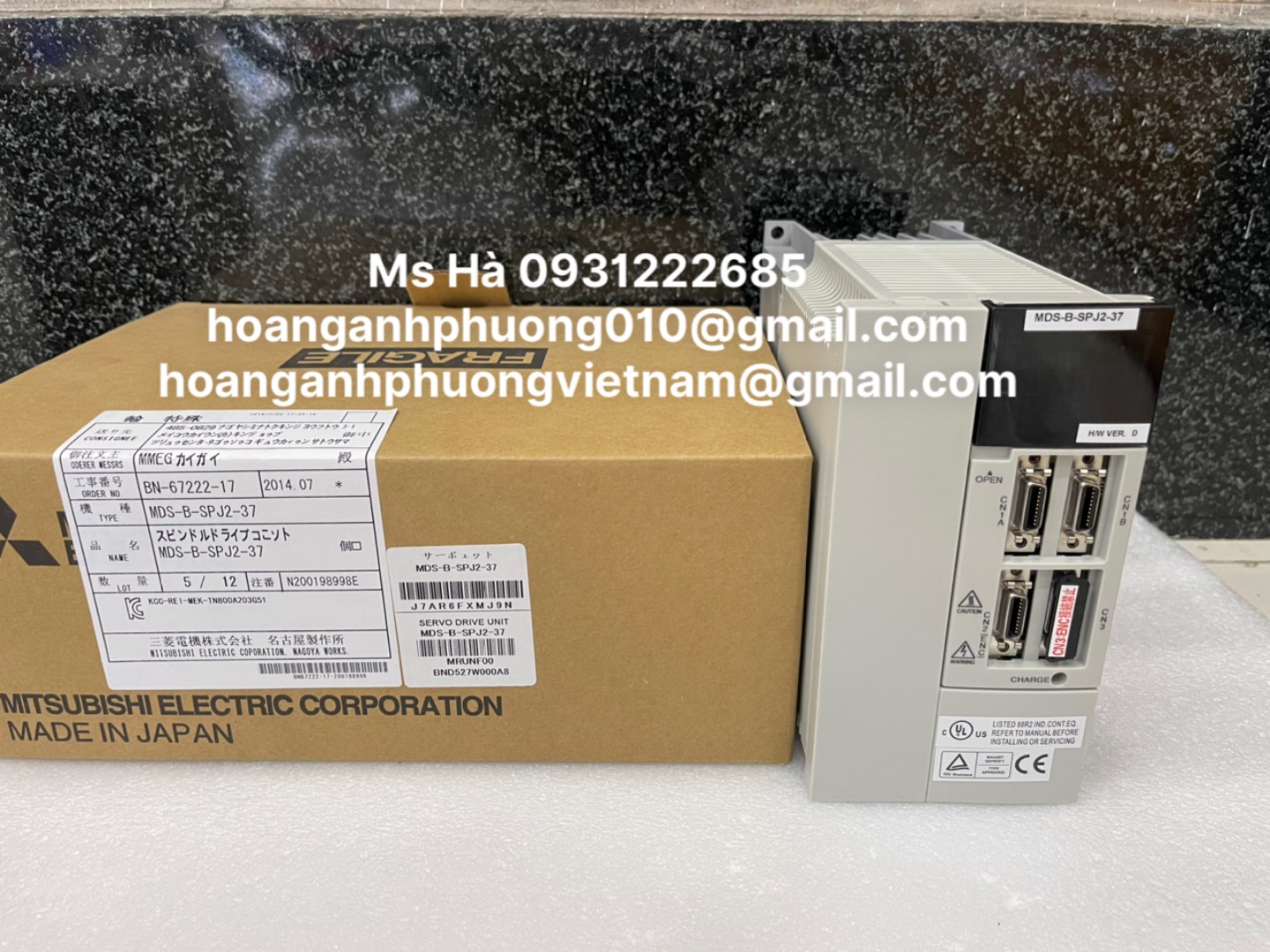 Hoàng Anh Phương  phân phối hàng nhập mitsubishi  MDS-B-SPJ2-37