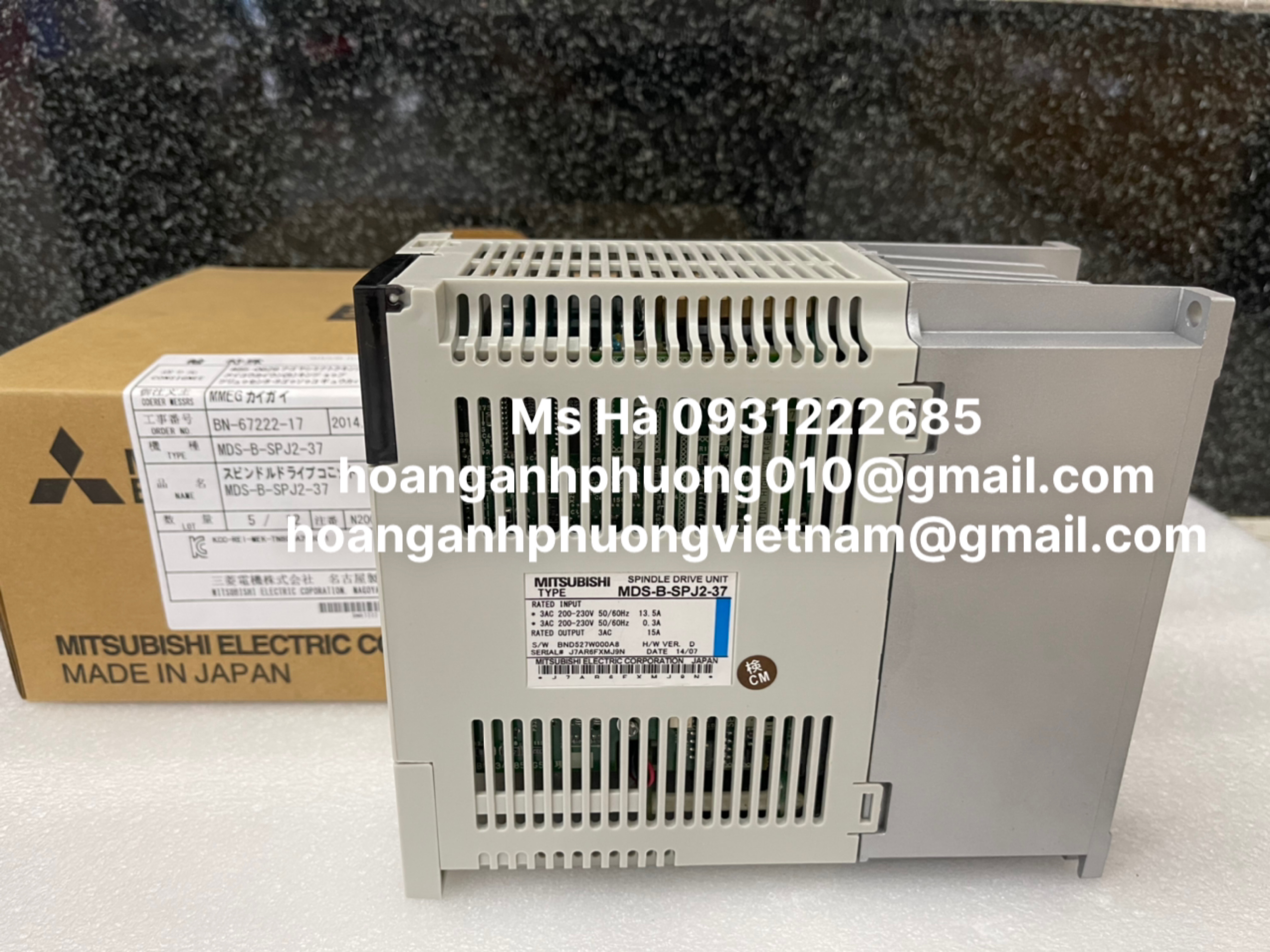 Hoàng Anh Phương  phân phối hàng nhập mitsubishi  MDS-B-SPJ2-37