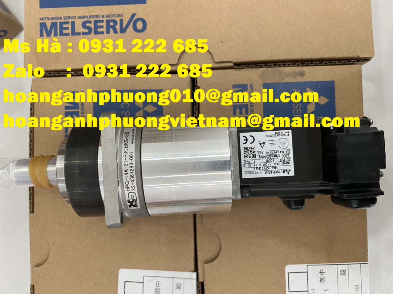 Động cơ quay dòng HG-KR series HG-KR13G7 mitsubishi