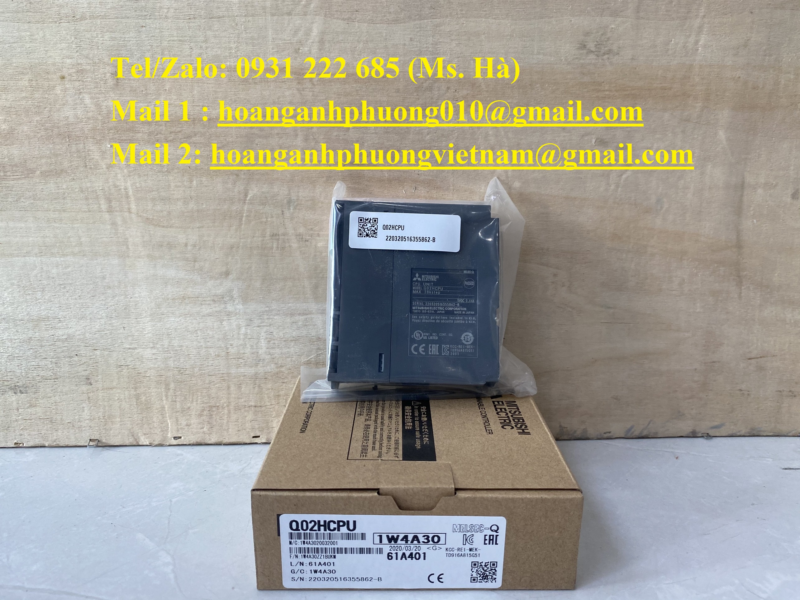 Bộ lập trình nhập khẩu dòng mitsubishi Q02HCPU