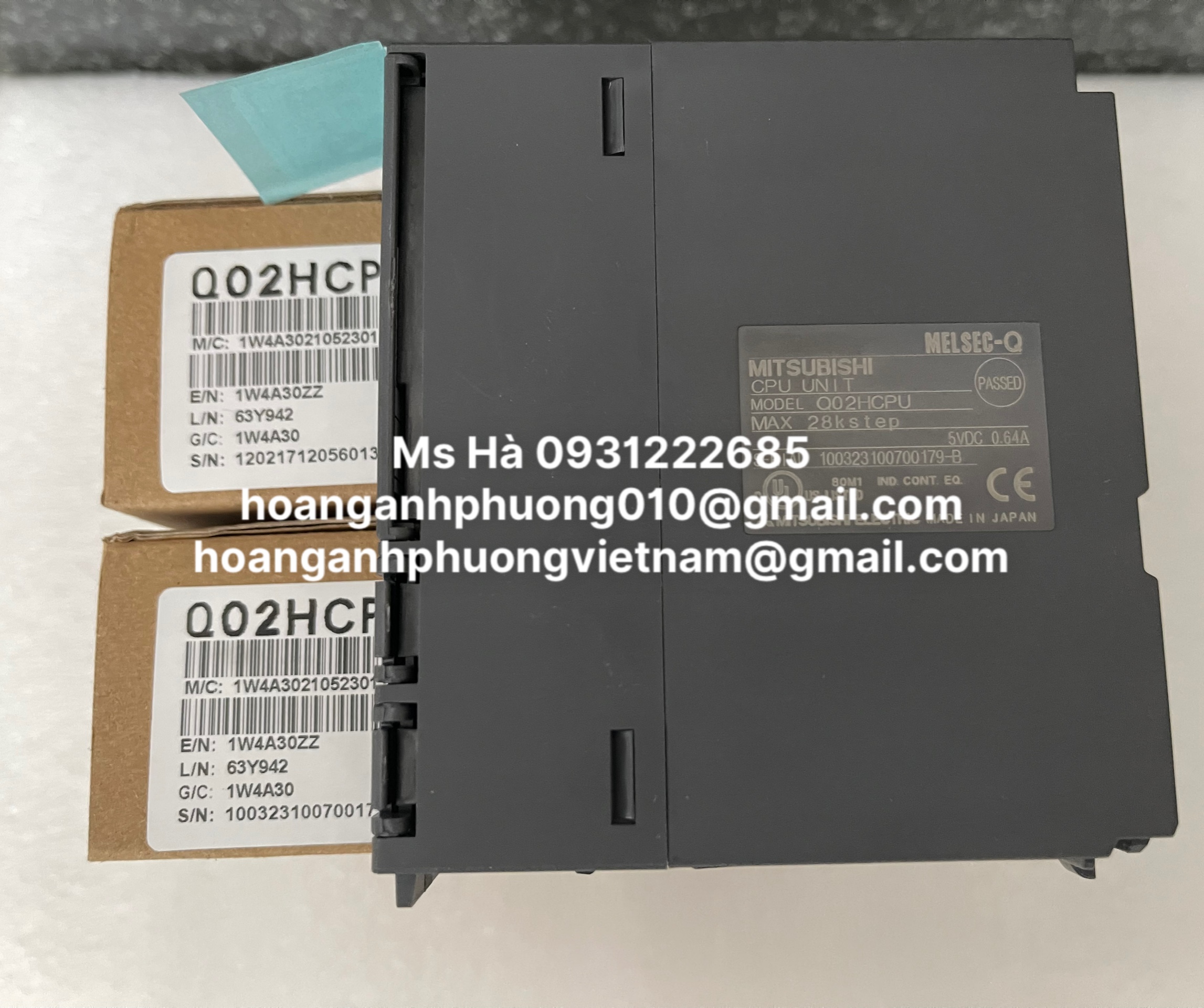 Bộ lập trình nhập khẩu dòng mitsubishi Q02HCPU